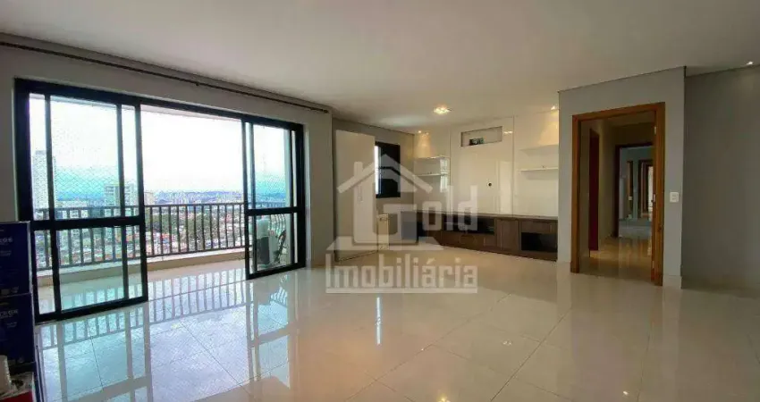 Apartamento Alto Padrão com 3 dormitórios para alugar, 125 m² por R$ 5.148/mês - Jardim Irajá - Ribeirão Preto/SP