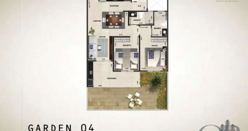 APARTAMENTO GARDEN REPASSE EDIFÍCIO GÁLATAS NO CENTRO.