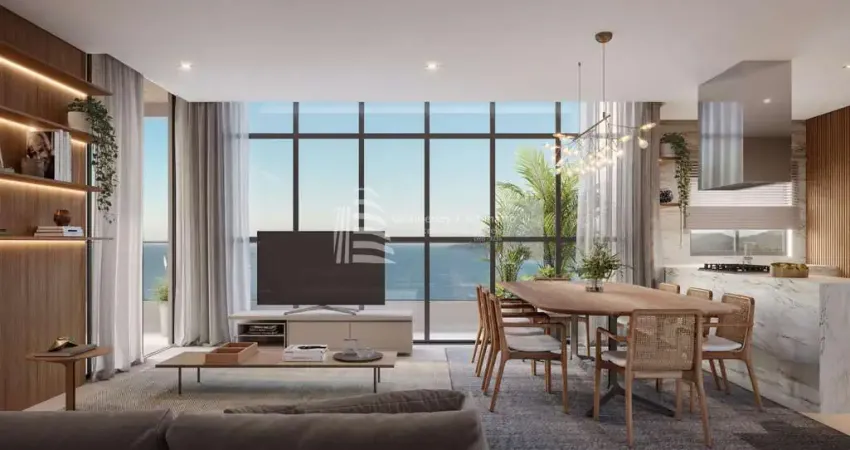 3 suítes com 2 vagas de garagem a 80 metros do mar, pereque, porto belo - sc