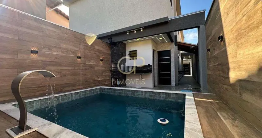 Casa com 3 quartos, balneário maracanã, praia grande - r$ 750 mil
