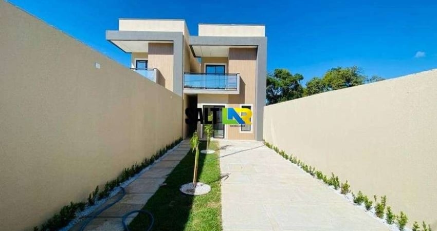 Casa com 3 dormitórios à venda, 90 m² por R$ 405.000,00 - Maraponga - Fortaleza/