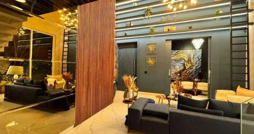 Sobrado com 3 dormitorios, 288 m2 - venda por r$ 2.600.000,00 ou aluguel por r$ 13.880,00/mes - vila toscana - aracatuba/sp