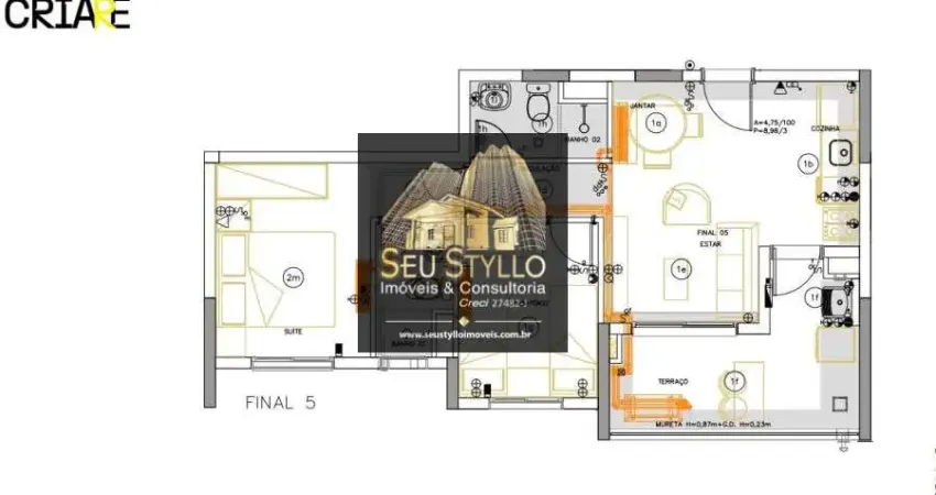 Apartamento com 2 quartos à venda no Mirandópolis, São Paulo 