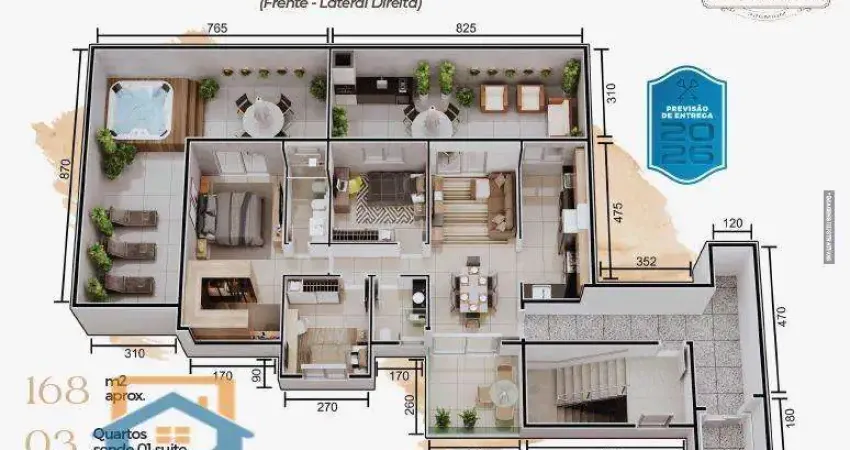 Apartamento de 3 quartos e 2 vagas de garagem no Imba&#250;bas