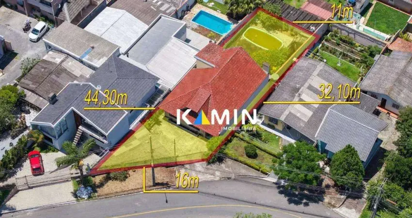 Terreno à venda, 422 m² por r$ 680.000 - capão raso - curitiba/pr