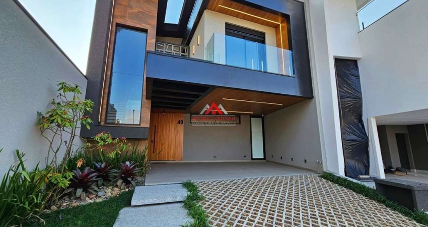 Casa Alto Padrão 04 Dormitórios com 3 suítes - 284m² - Braga - São José dos Pinhais