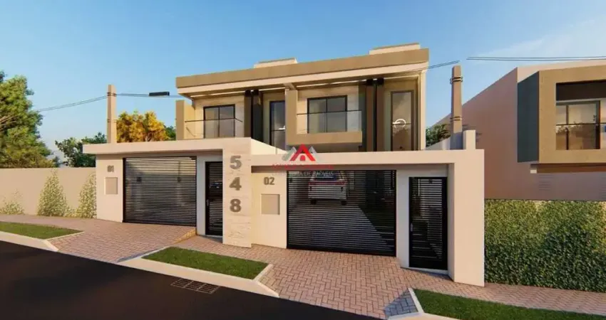 Sobrado alto padrão 03 suítes com 214m² - aristocrata - são josé dos pinhais