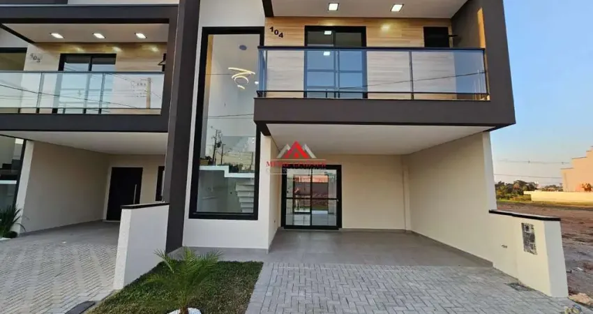 Sobrado 03 dormitórios e 1 suíte com 145m²- costeira - são josé dos pinhais