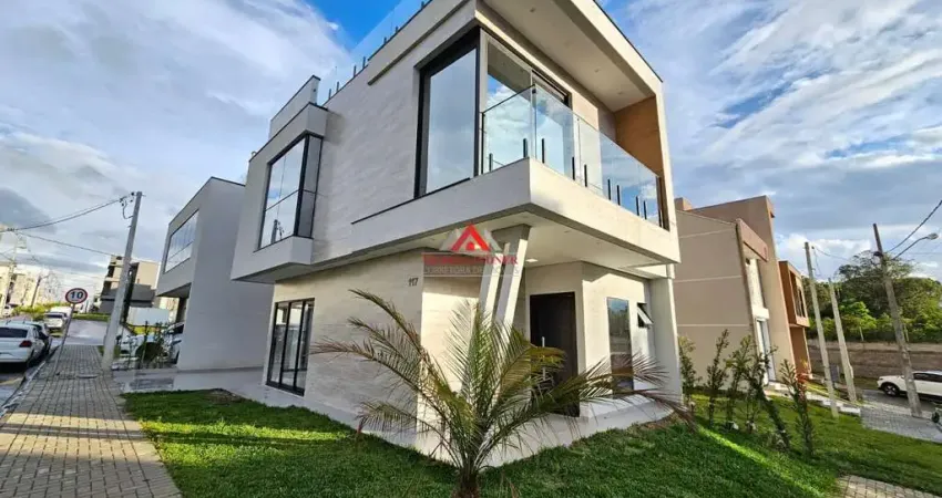 Sobrado alto padrão 03 dormitórios e 1 suíte com 152m² - costeira - são josé dos pinhais.