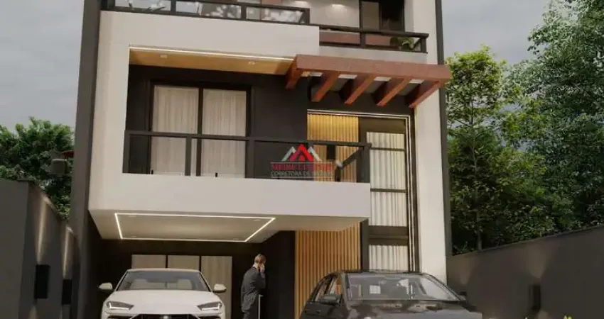 Sobrado alto padrão com 4 quartos  e 189m² - costeira - são josé dos pinhais.