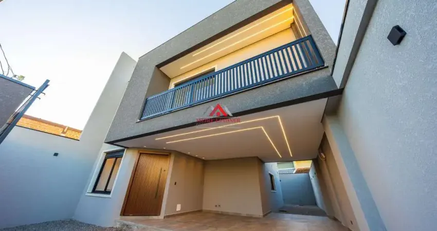 Sobrado alto padrão 04 quartos com 281m² - cruzeiro -são josé dos pinhais