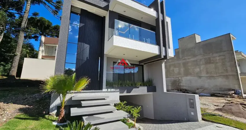 Sobrado alto padrão com 3 suítes - 234m² - costeira - são josé dos pinhais.