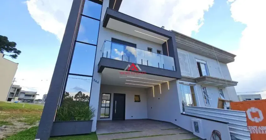 Sobrado alto padrão com 3 suítes e 231m² de área total - costeira - são josé dos pinhais.