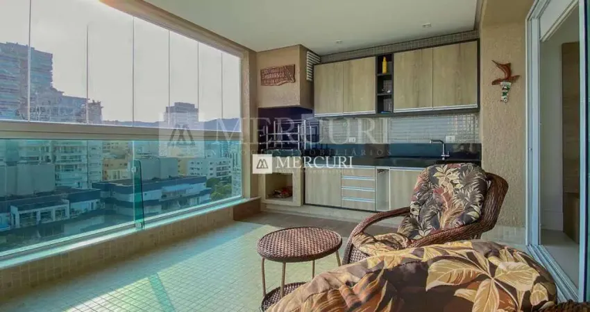Apartamento no Guarujá, Enseada, Varanda Gourmet, 3 Suítes