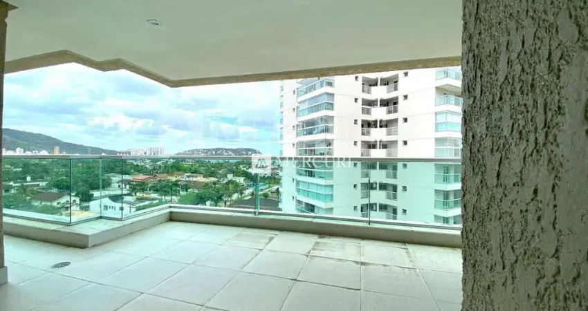 Apartamento no guarujá, enseada, 3 quartos, sendo suítes e varanda gourmet - mercuri imóveis - imobiliária no guarujá