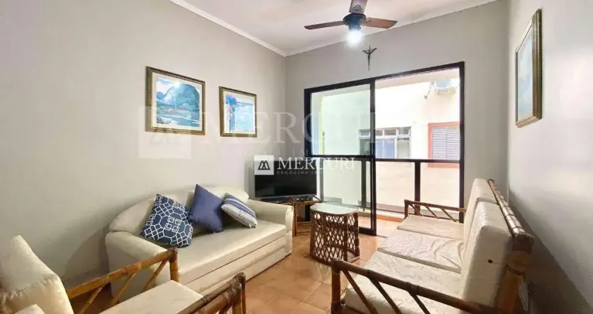 Apartamento no guarujá, enseada, 2 quartos e sacada - mercuri imóveis - imobiliária no guarujá