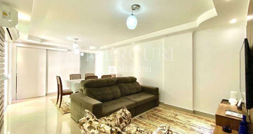 Apartamento no Guarujá, Pitangueiras, Repaginado, 3 Suítes, Mercuri Imóveis Guarujá.
