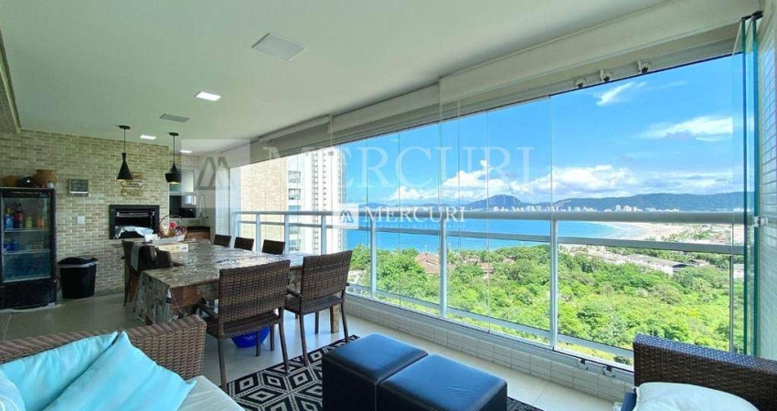 Apartamento com 3 dormitórios à venda, 158 m² por R$ 1.600.000,00 - Enseada - Guarujá/SP