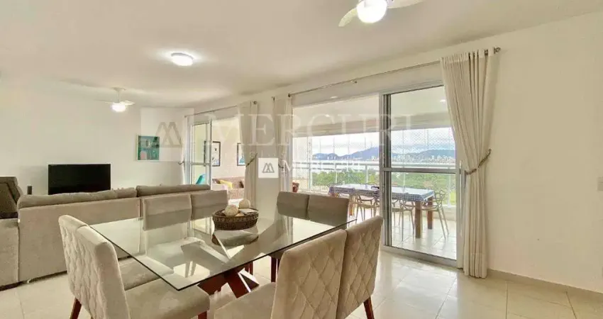 Apartamento no guarujá, enseada, 3 quartos, sala para 2 ambientes, varanda e churrasqueira - mercuri imóveis - imobiliária no guarujá