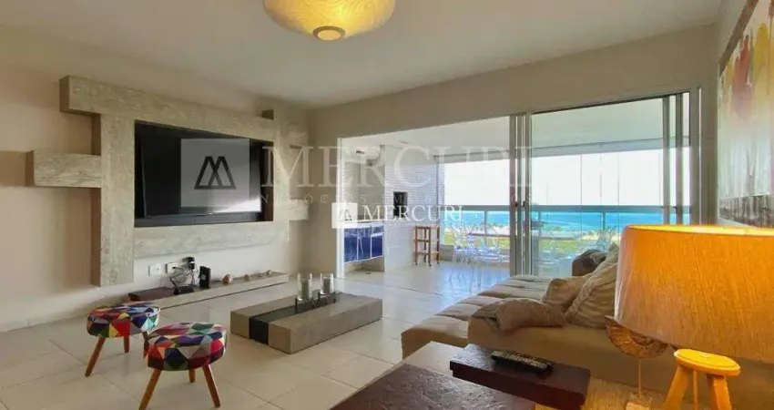 Apartamento no guarujá, enseada, 4 quartos, sala para 2 ambientes e varanda gourmet - mercuri imóveis - imobiliária no guarujá