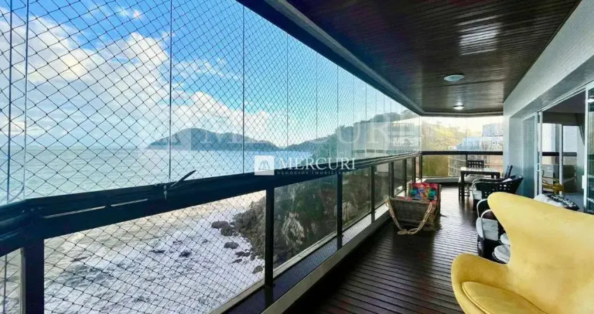 Apartamento Frente Mar com 4 quartos (4 suítes) à venda, 250 m² por R$ 2.130.000 - Jardim Astúrias - Guarujá/SP - Imobiliária Mercuri