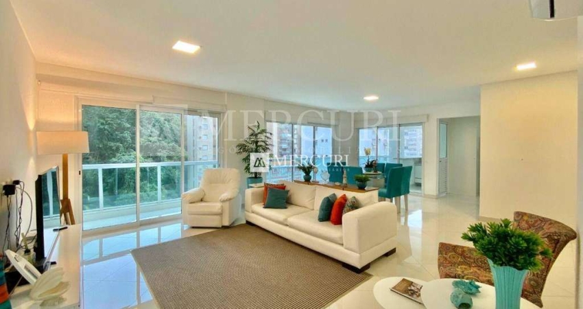 Apartamento no Guarujá, Pitangueiras, com Varanda Gourmet, com 3 Suítes.