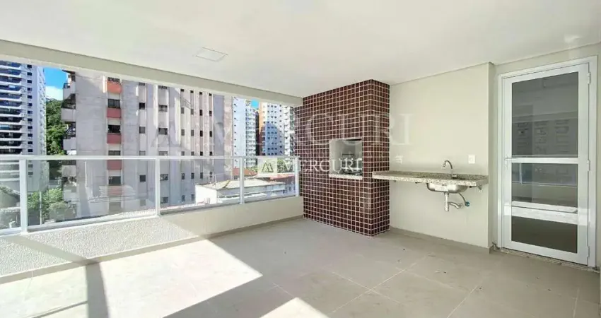 Apartamento no guarujá, pitangueiras, 3 quartos, sendo suítes e varanda gourmet