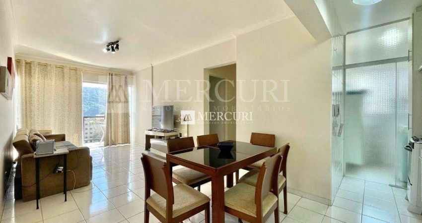 Apartamento no Guarujá, com 2 quartos (1 suíte) à venda, 70 m² por R$ 385.000 – Prédio com Lazer - Enseada - Guarujá/SP – Imobiliária Mercuri