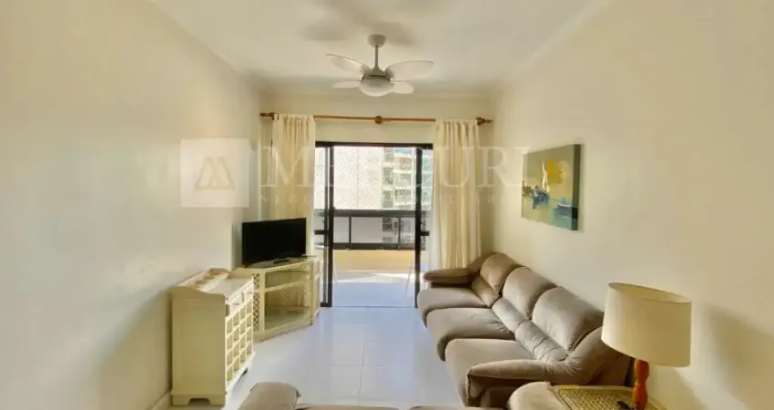 Apartamento no guarujá, pitangueiras, 2 quartos, sendo 1 suítes e sacada com vista livre - mercuri imóveis - imobiliária no guarujá