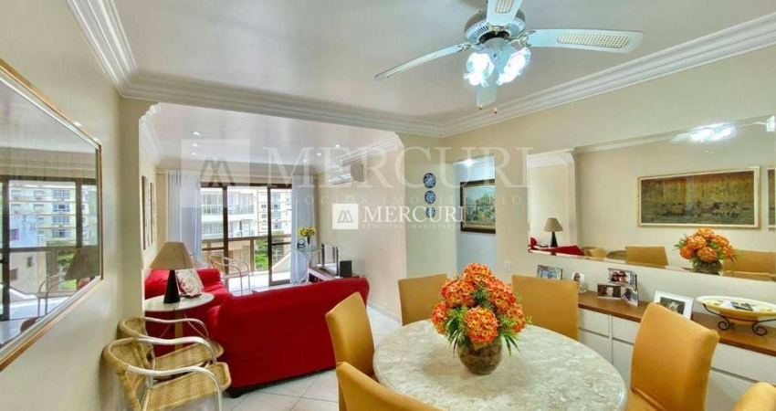 Apartamento Amplo com 3 quartos (1 suíte) à venda, 100 m² por R$ 750.000 - Prédio com Lazer - Pitangueiras - Guarujá/SP – Imobiliária Mercuri