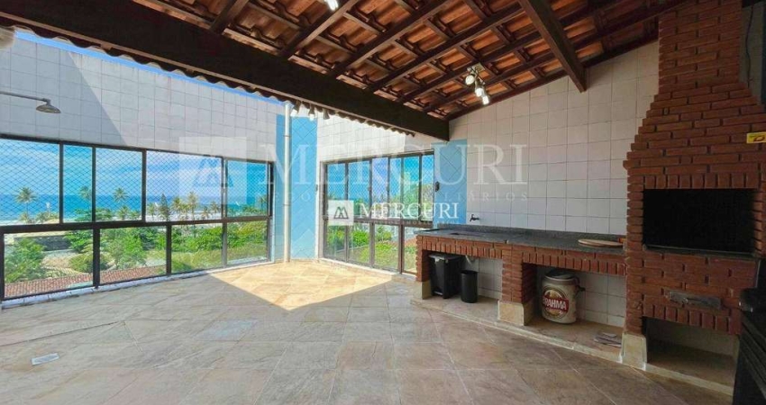 Apartamento Espaçoso com 3 quartos (1 suíte) à venda, 160 m² por R$ 670.000 – Prédio com Lazer - Enseada - Guarujá/SP – Imobiliária Mercuri