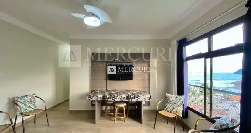 Apartamento no guarujá, tombo, 2 quartos e sala com vista para o mar e - mercuri imóveis - imobiliária no guarujá