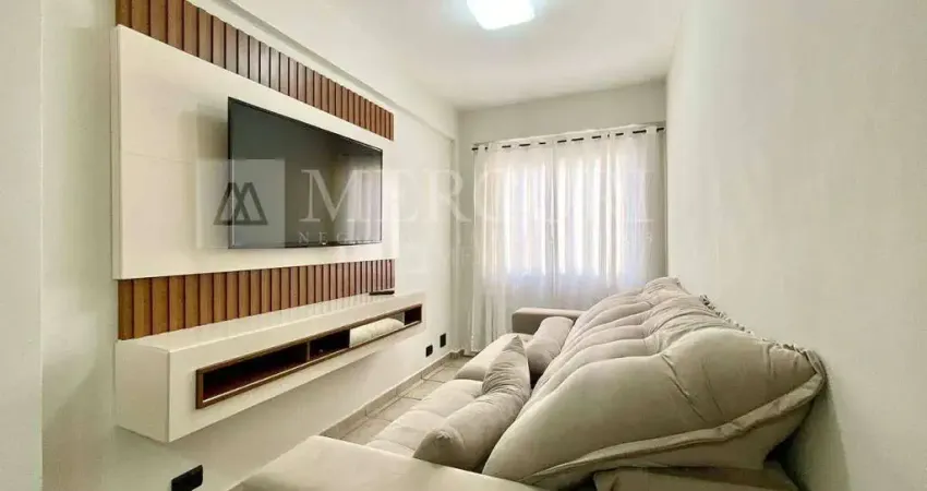 Apartamento no guarujá, enseada, 2 quartos e sala com 2 ambientes - mercuri imóveis - imobiliária no guarujá