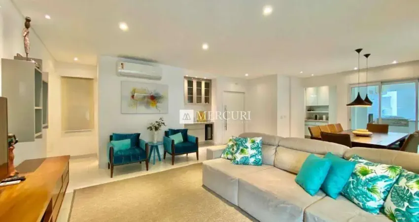 Apartamento no Guarujá, Pitangueiras, com Varanda Gourmet, com 3 Quartos.