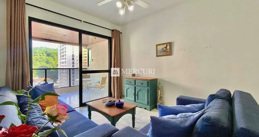 Apartamento Próximo a Praia com 2 quartos (1 suíte) à venda, 107 m² por R$ 650.000 - Pitangueiras - Guarujá/SP - Imobiliária Mercuri