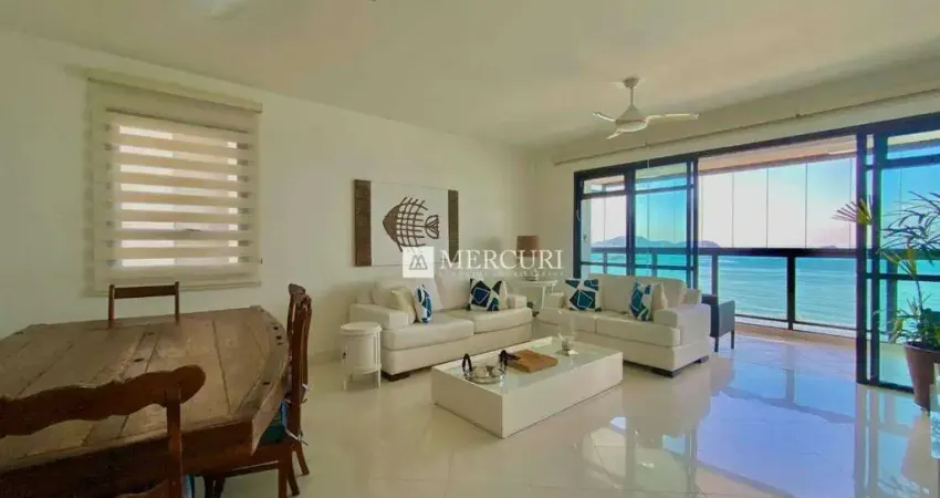 Apartamento no Guarujá, Astúrias, Frente Mar com 3 quartos (3 suítes).
