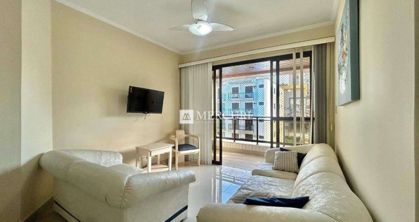 Apartamento Espaçoso com 2 quartos (1 suíte) à venda, 100 m² por R$ 370.000 - Enseada - Guarujá/SP - Imobiliária Mercuri