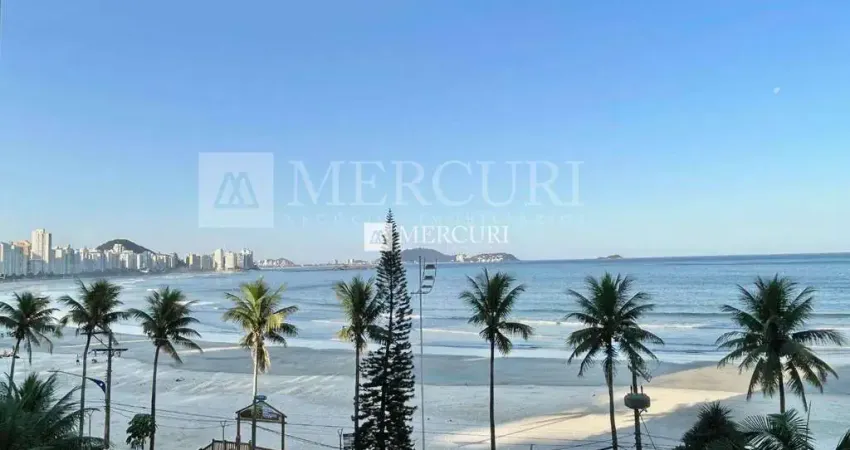 Apartamento com Vista para o Mar, 3 quartos (1 suíte) à venda, 145 m² por R$ 1.500.000 - Jardim Astúrias - Guarujá/SP - Imobiliária Mercuri