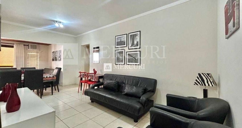 Apartamento no Guarujá, Pitangueiras, Vista Parcial Prara o Mar, 1 Quarto.