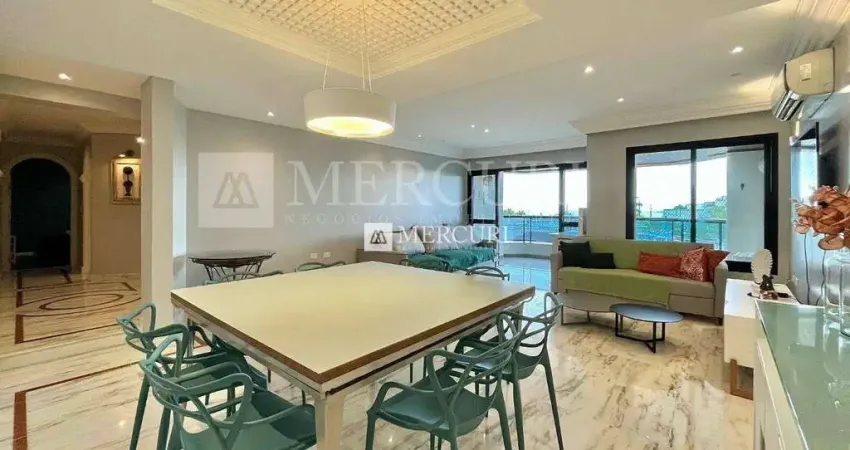 Apartamento no Guarujá, Enseada, Vista Mar com 3 Suítes.