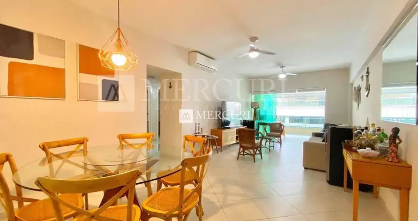 Apartamento com Varanda Gourmet, 4 quartos (2 suítes) à venda, 139 m² por R$ 900.000 - Enseada - Guarujá/SP - Imobiliária Mercuri