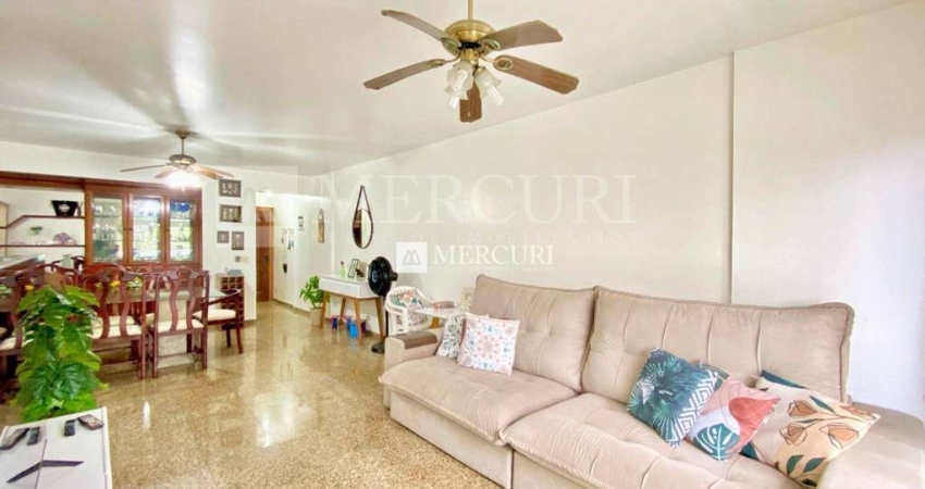 Apartamento Amplo com 3 quartos (1 suíte) à venda, 144 m² por R$ 750.000 - Pitangueiras - Guarujá/SP - Imobiliária Mercuri