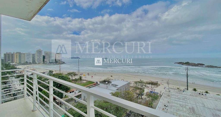 Apartamento Frente Mar, com 4 quartos à venda, 210 m² por R$ 1.500.000 - Pitangueiras - Guarujá/SP – Imobiliária Mercuri