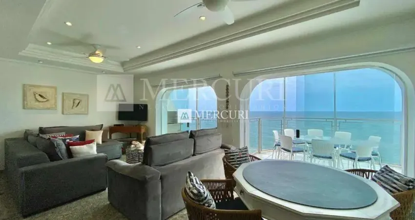 Apartamento no Guarujá, Pitangueiras, Frente Mar, com 4 Quartos.
