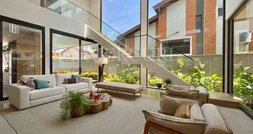 Casa no guarujá, jardim acapulco, condomínio fechado e luxuosa residência com 5 suítes e jacuzzi - mercuri imóveis - imobiliária no guarujá