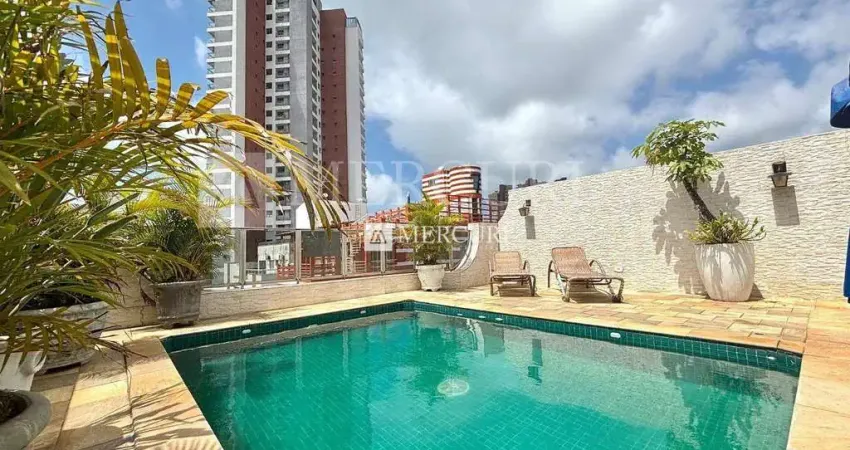 Cobertura Duplex no Guarujá, Enseada, com Piscina e Área Gourmet com 4 Quartos.
