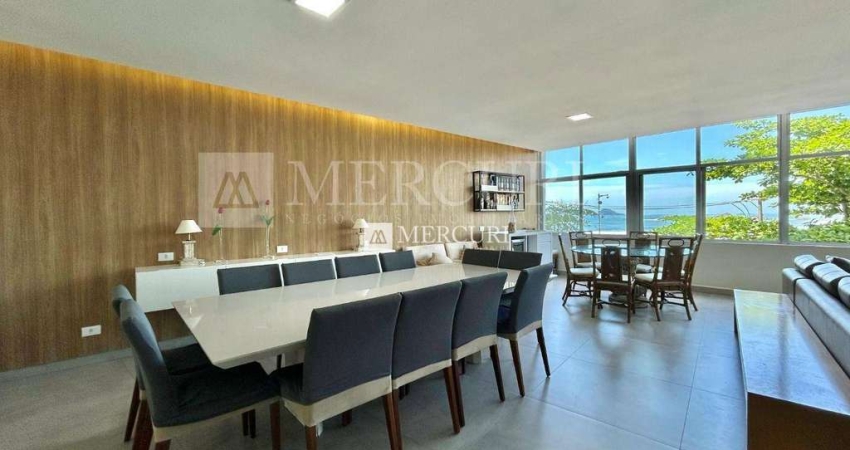 Apartamentono Guarujá, Pitangueiras, com Vista Mar, 5 Quartos.