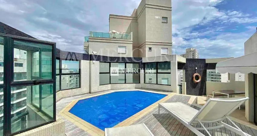 Apartamento no Guarujá, Enseada, 3 Quartos, Sala para 3 Ambientes, Varanda Gourmet com Churrasqueira - Mercuri Imóveis - Imobiliária no Guarujá