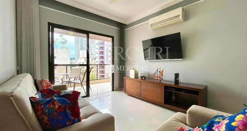 Apartamento no guarujá, enseada, reformado com vista para o mar  - mercuri imóveis - imobiliária no guarujá