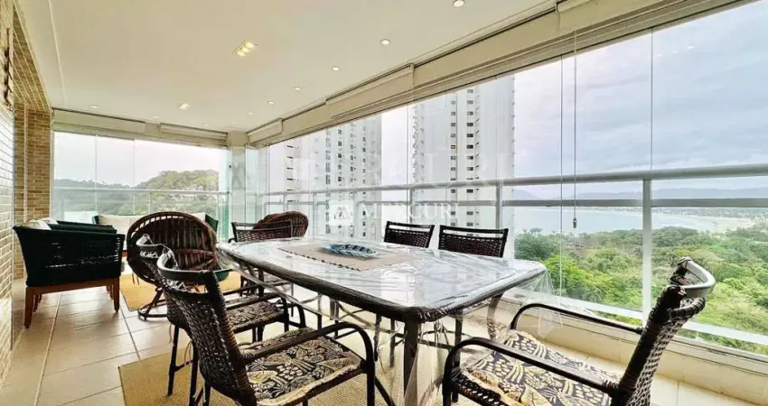 Apartamento no guarujá, verdemar, vista mar, enseada, 3 suítes e varanda gourmet - mercuri imóveis - imobiliária no guarujá.